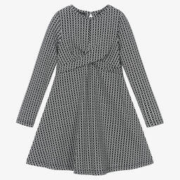 Mayoral-Черно-белое платье из джерси | Childrensalon Outlet