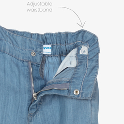 Mayoral-Синие брюки карго для девочек | Childrensalon Outlet