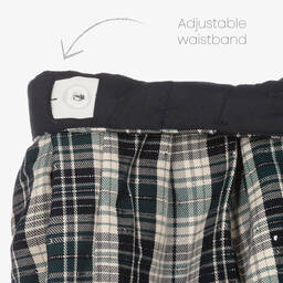 Mayoral-Шорты в синюю клетку со складками | Childrensalon Outlet