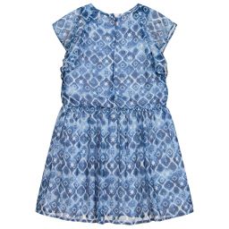 Mayoral-Голубое шифоновое платье для девочек | Childrensalon Outlet