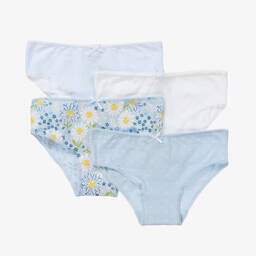 Mayoral-Голубые хлопковые трусики (4шт.) | Childrensalon Outlet