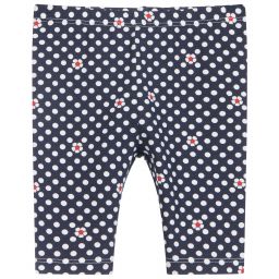 مايورال-ليغنغز أطفال بناتي قطن جيرسي لون كحلي و أبيض | Childrensalon Outlet