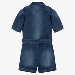 Mayoral-Синий джинсовый комбинезон для девочек | Childrensalon Outlet