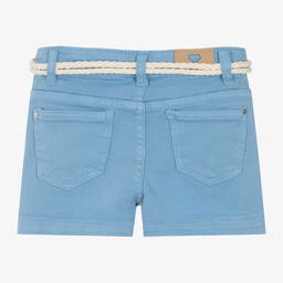مايورال-شورت قطن دنيم لون أزرق للبنات | Childrensalon Outlet