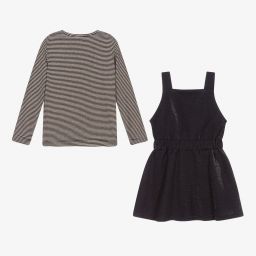 Mayoral-Girls Blue Dress Set | Childrensalon Outlet