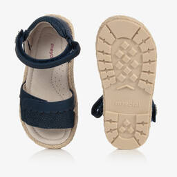 Mayoral-Girls Blue Espadrille Sandals | Childrensalon Outlet