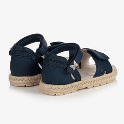 Mayoral-Girls Blue Espadrille Sandals | Childrensalon Outlet