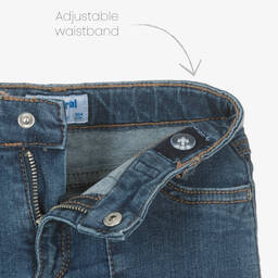 Mayoral-Girls Blue Flared Denim Jeans | Childrensalon Outlet