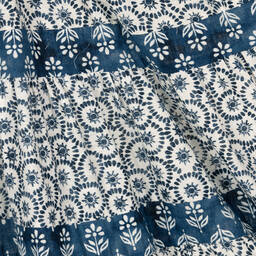 Mayoral-Girls Blue Floral Cotton Sundress | Childrensalon Outlet