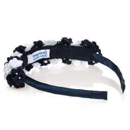 Mayoral-Синий ободок с цветами для девочек | Childrensalon Outlet