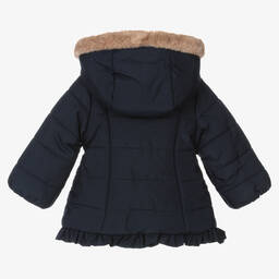 Mayoral-Синий пуховик для девочек | Childrensalon Outlet