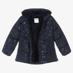 Mayoral-Синий пуховик для девочек | Childrensalon Outlet