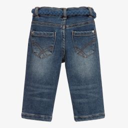 Mayoral-Синие прямые джинсы для девочек | Childrensalon Outlet