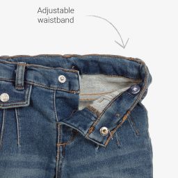 Mayoral-Синие прямые джинсы для девочек | Childrensalon Outlet