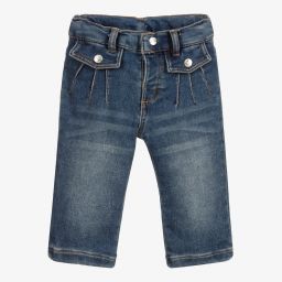 Mayoral-Синие прямые джинсы для девочек | Childrensalon Outlet