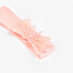 Mayoral-Girls' Blush Butterfly Bow Headband | Childrensalon Outlet