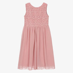 Mayoral-Комбинезон из розового шифона для девочек | Childrensalon Outlet