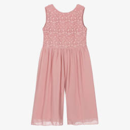 Mayoral-Комбинезон из розового шифона для девочек | Childrensalon Outlet