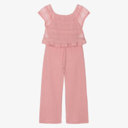 مايورال-جمبسوت قطن محبوك بلون وردي للبنات | Childrensalon Outlet