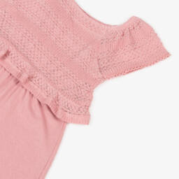 مايورال-جمبسوت قطن محبوك بلون وردي للبنات | Childrensalon Outlet