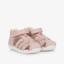 Mayoral-Кожаные босоножки розового цвета для девочек | Childrensalon Outlet