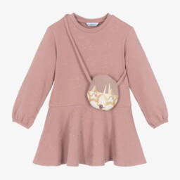 Mayoral-Girls Blush Star Dress Ensemble | Childrensalon Outlet