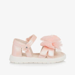 مايورال-صنادل مزينة بالتول الوردي للبنات | Childrensalon Outlet