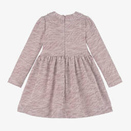 مايورال-فستان تويد جيرسي لون زهري | Childrensalon Outlet