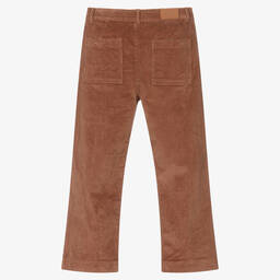 Mayoral-Коричневые вельветовые брюки для девочек | Childrensalon Outlet