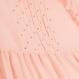 Mayoral-Girls Chiffon Studded Blouse | Childrensalon Outlet