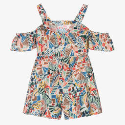 Mayoral-Разноцветный хлопковый комбинезон | Childrensalon Outlet