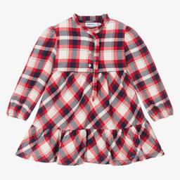 Mayoral-Хлопковое платье в клетку для девочек | Childrensalon Outlet