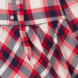 Mayoral-Хлопковое платье в клетку для девочек | Childrensalon Outlet