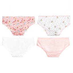 Mayoral-Girls Cotton Knickers (4 Pack) | Childrensalon Outlet
