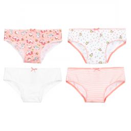 Mayoral-Girls Cotton Knickers (4 Pack) | Childrensalon Outlet