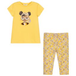 Mayoral-Комплект с хлопковыми легинсами для девочек | Childrensalon Outlet