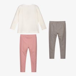 Mayoral-Хлопковый комплект из 3х предметов для девочек | Childrensalon Outlet