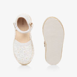Mayoral-Girls Cream Lace Festival Shoes | Childrensalon Outlet