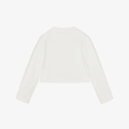 Mayoral-Girls Cream Milano Knit Blazer | Childrensalon Outlet