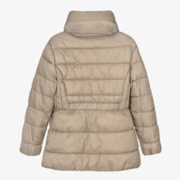 Mayoral-Girls Cream Padded Jacket | Childrensalon Outlet
