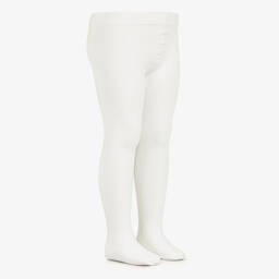 مايورال-جوارب بناتية بلون كريمي بنقشة بلومتي | Childrensalon Outlet