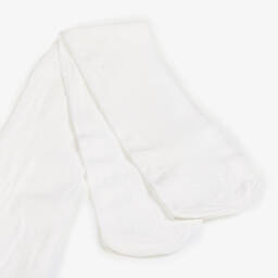 مايورال-جوارب بناتية بلون كريمي بنقشة بلومتي | Childrensalon Outlet