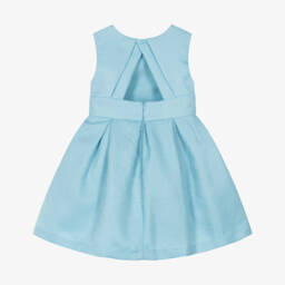 Mayoral-فستان أزرق مزهر للبنات | Childrensalon Outlet