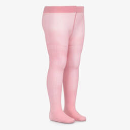 Mayoral-Girls Delicate Pink Dot Hosiery | Childrensalon Outlet