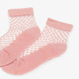 مايورال-جوارب وردية بنقاط ناعمة للبنات | Childrensalon Outlet
