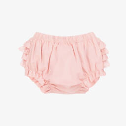 Mayoral Newborn-Girls' Delicate Pink Ruffle Bloomers | Childrensalon Outlet
