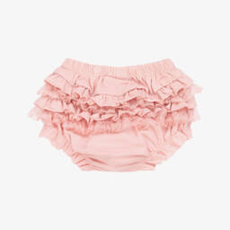Mayoral Newborn-Girls' Delicate Pink Ruffle Bloomers | Childrensalon Outlet