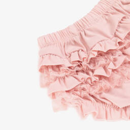 Mayoral Newborn-Girls' Delicate Pink Ruffle Bloomers | Childrensalon Outlet