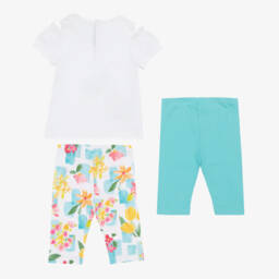 Mayoral-طقم ليجينز أزرق رائع للبنات | Childrensalon Outlet