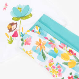 Mayoral-طقم ليجينز أزرق رائع للبنات | Childrensalon Outlet